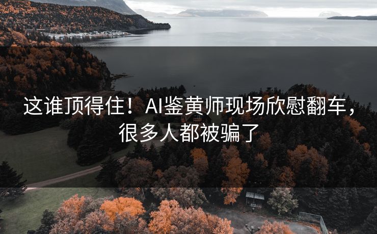 这谁顶得住！AI鉴黄师现场欣慰翻车，很多人都被骗了